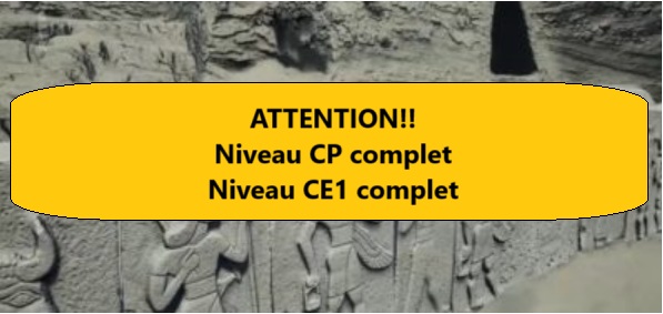 CP et CE1 sont complets ! Archéologie et Histoire